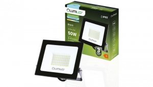 Naświetlacz LED ZUNA2 50W 4500lm 6500K IP65 Czarny LUMILED