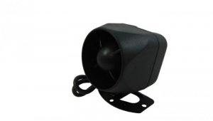 Syrena alarmowa z akumulatorem 1 tonowa 12V 20W