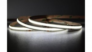 UQS-COB-12W-W-24V-50m Profesjonalna taśma LED typu COB, 12W 480 chips/m, CRI 90, 24V, biala, 6500K, IP20, 50m
