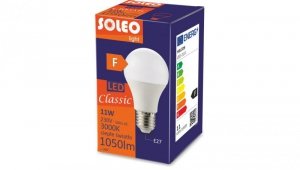 Żarówka LED klasyczna E27 A60 11W 1050lm 3000K 1CT/10 LED-3111