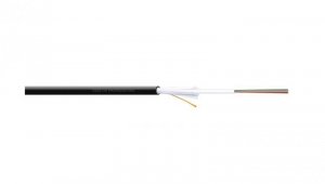 Kabel światłowodowy uniwersalny 24 włókna (1x24) SM 9/125 G652D 1500N LS0H Dca czarny DK-39241-U /bębnowy/