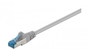 CAT 6AKabel łączący, S/FTP (PiMF), Szary - Długość kabla 1 m