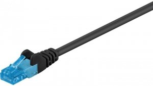 CAT 6AKabel łączący, U/UTP, czarny - Długość kabla 30 m