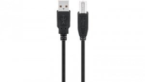 Kabel USB 2.0 Hi-Speed, Czarny - Długość kabla 3 m