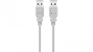 Kabel USB 2.0 Hi-Speed 1,8 m, Szary - Długość kabla 1.8 m