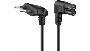Kabel przyłączeniowy Euro, 3 m, czarny - Długość kabla 3 m