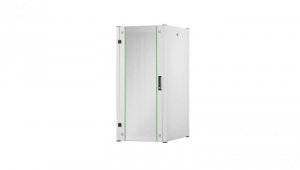 Szafa sieciowa stojąca Hyper Pro 19 32U rack 600x800, drzwi przód szyba, szary, 1000kg DN-51006