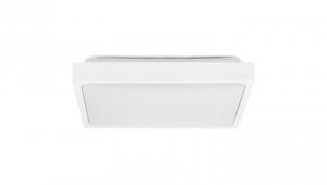 Plafon kwadratowy natynkowy LED 18W 1800lm 6500K IP44 biały barwa CW biała zimna V-TAC VT-8618W-SQ