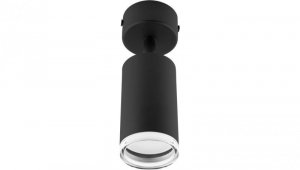 Kinkiet Ścienny Lampa Sufitowa Reflektor LED Spot GU10 IP44 ADERO Czarna Lumiled