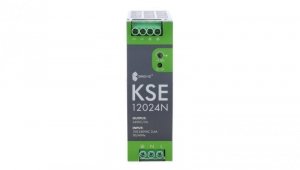 Zasilacz impulsowy KSE 12024M 230/ 24VDC 5A 120W na szynę DIN, Uzas: 96-264VAC Uwyj: 24-28VDC, Ta70, 18924-9989