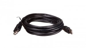 Kabel przedłużający USB 2.0 Typ USB A/USB A, M/Ż czarny 5m AK-300202-050-S