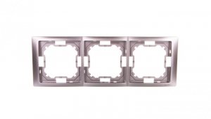 Simon Basic Neos Ramka potrójna stal inox BMRC3/21