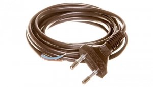 Przewód przyłączeniowy bez wyłącznika /woreczek/ 300cm brązowy SP3,0(2X0,75)BRA PRW10000464