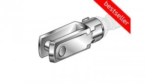 Końcówka widełkowa M10x1,25, D25-32, FS/025-032