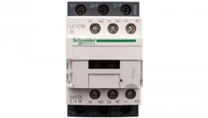 TeSys Deca Stycznik mocy 18A 3P 24V DC 1Z 1R LC1D18BL