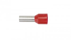 Końcówka tulejkowa izolowana TI 10mm2/12mm czerwona cynowana TI10L12x50 /50szt./
