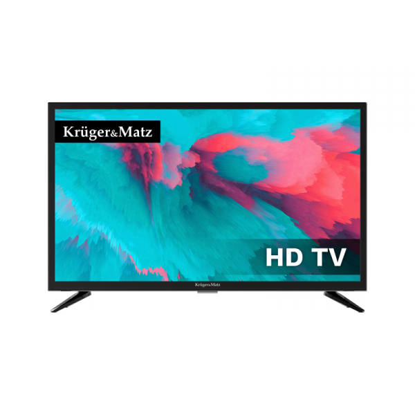 Telewizor Kruger&amp;Matz 24&quot; HD DVB-T2 H.265 HEVC   230/12V