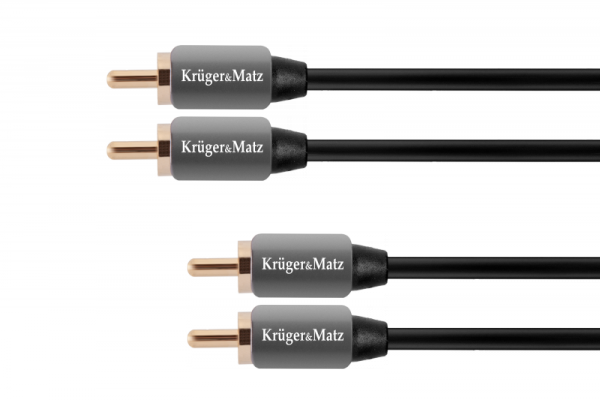 Kabel 2RCA-2RCA 1.0m Kruger&amp;Matz