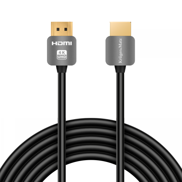 Kabel HDMI - HDMI wtyk-wtyk (A-A) 1.8m Kruger&amp;Matz 4K
