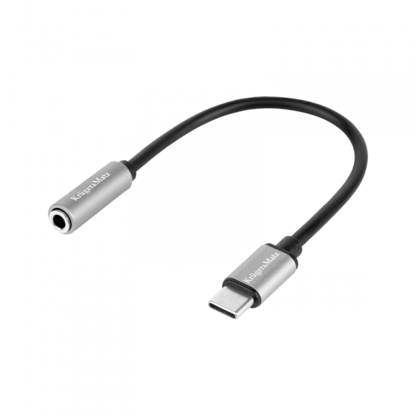 Adapter wtyk USB typu C - gniazdo jack 3.5 stereo Kruger&amp;Matz Basic