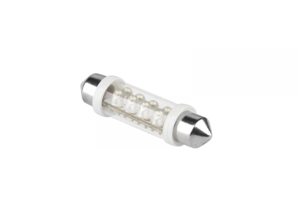 Żarówka samochodowa  LED 12V 10*42-8LED Sv8,5 biała