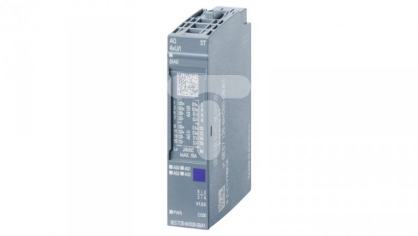 Moduł wyjść analogowych SIMATIC ET 200SP 6ES7135-6HD00-0BA1