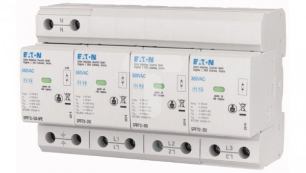 Ogranicznik przepięć Typ T1+T2 3P+N 25kA 240V SPRT12-350/3+NPE-AX 195236