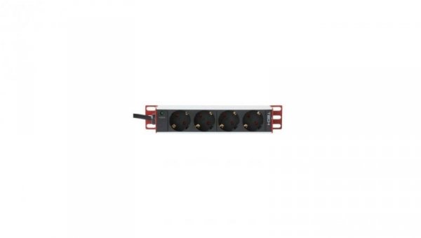 Listwa zasilająca do szaf Rack 10 , 1U, 4x gniazdo Schuko