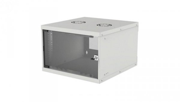 Szafka wisząca 6U 540x560 Rack 19, Basic, Flatpack, szara