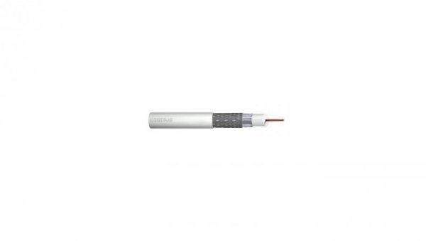 Przewód koncentryczny RG6 75 Ohm PN-EN 50117-2-4 Klasa A biały PVC /500m/ DK-RG-5