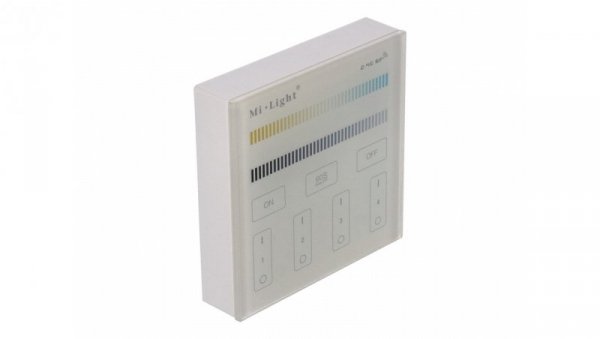 Panel MiLight 4strefy CCT biały bat sterownik B2