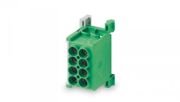 Blok rozdzielczy MAG25-2 kolor zielony 4x25mm² 1000V/1500V AC/DC VDE MAG1250G32