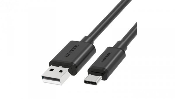 UNITEK KABEL USB USB-A — USB-C 50CM, Y-C481BK