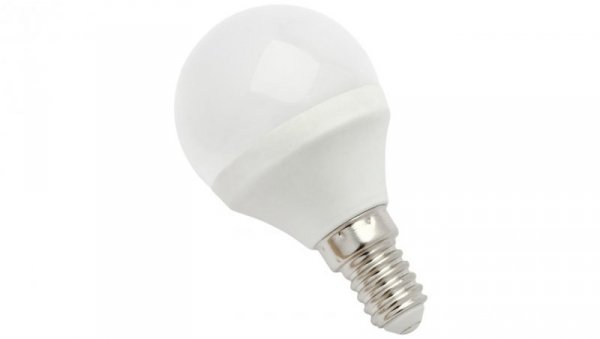 Żarówka LED E14 230V 6W kula 520lm ciepła