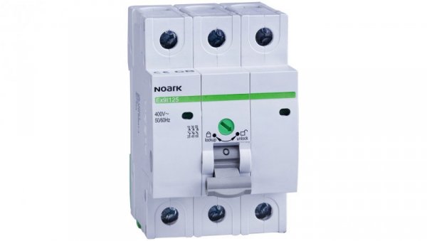 Rozłącznik izolacyjny modułowy 3-fazowy 3-polowy 400V 40A NOARK