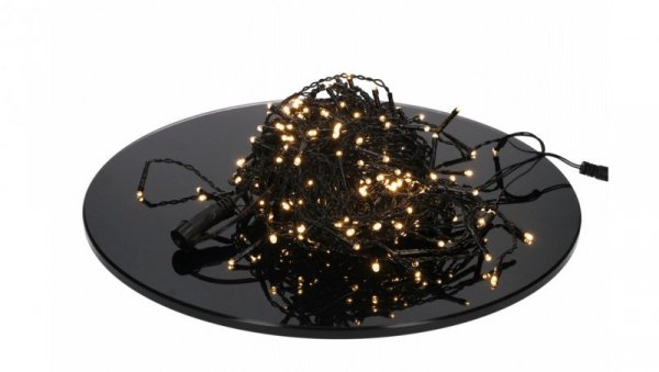 Lampki Bulinex kurtyna sople 200led białe ciepłe 9 6m