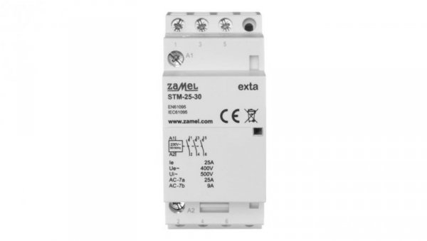 Stycznik modułowy instalacyjny 25A 3Z 230V AC, typ: STM-25-30 EXT10000291