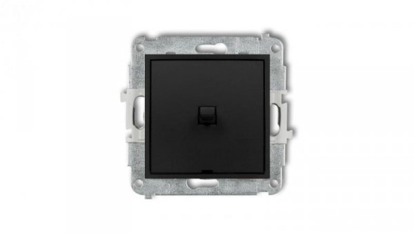 ICON Mechanizm łącznika jednobiegunowego w stylu amerykańskim czarny mat 12IWPUS-1