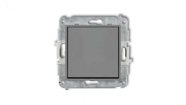 ICON Mechanizm łącznika schodowego (jeden klawisz bez piktogramu) szary mat 27IWP-3.1