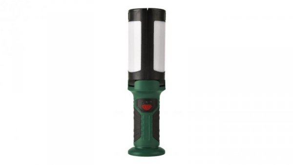 Latarka akumulatorowa Vane LED 600lm, 7500K, 2200MAh, multi tryby świecenia + magnes, ziel-czar / 47108