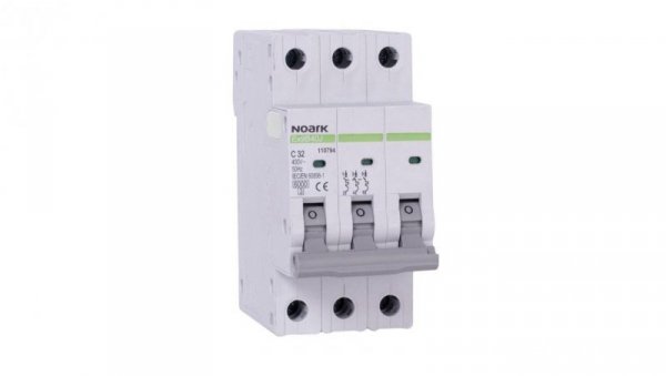 Wyłącznik nadprądowy S 3-fazowy 3P C 16A 400V SLIM NOARK