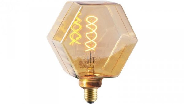 Żarówka Dekoracyjna LED E27 FILAMENT LB160 4W 260lm 1800K Ciepła 320 DecoVintage Amber GOLDLUX