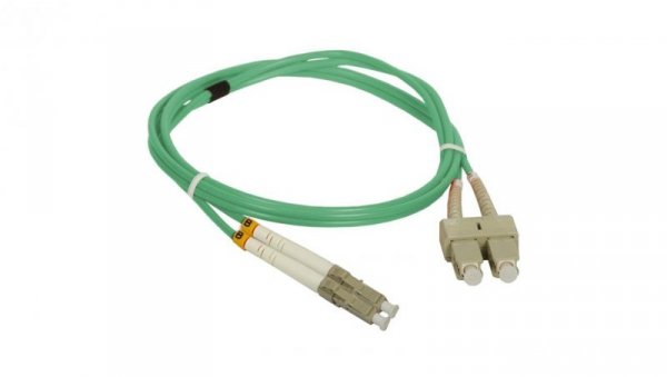 Patchcord światłowodowy FO MM SC-LC duplex 50/125 OM3 3m Alantec
