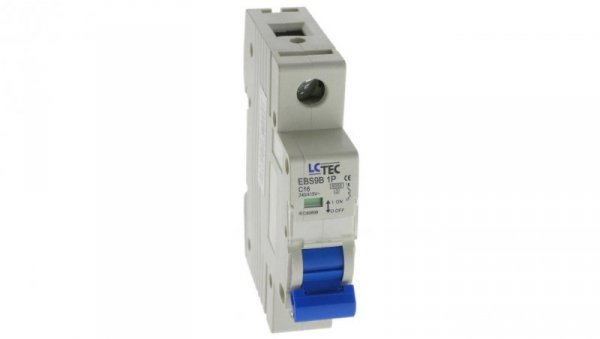 Wyłącznik instalacyjny nadprądowy nadmiarowoprądowy 1P 1M C 16A 6kA 490389 EBS9B