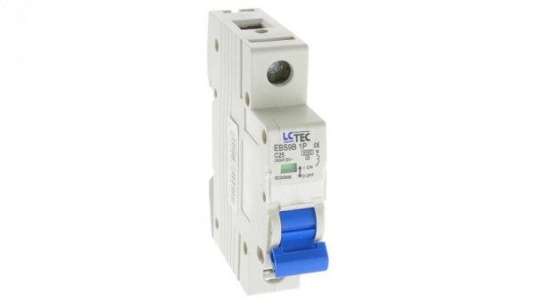 Wyłącznik instalacyjny nadprądowy nadmiarowoprądowy 1P 1M C 25A 6kA 490402 EBS9B