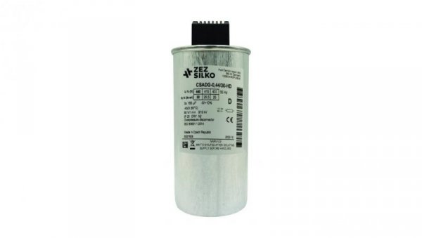 Kondensator 30kvar 440V Cn=3x165µF In=3x39,41A