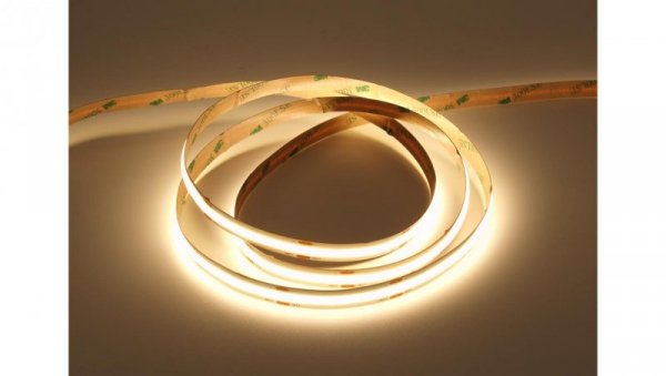 UQS-COB-12W-NW-12V-5m Profesjonalna taśma LED typu COB, 12W 480 chips/m, CRI 90, 12V, biala neutralna, 4000K, IP20, 5m