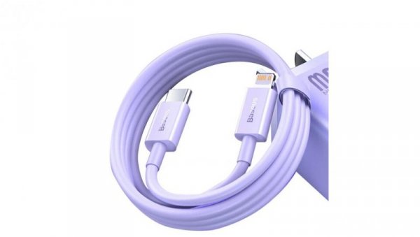 Kabel do szybkiego ładowania / transferu danych USB-C - Lightning PD 20W 1m Baseus Superior Series