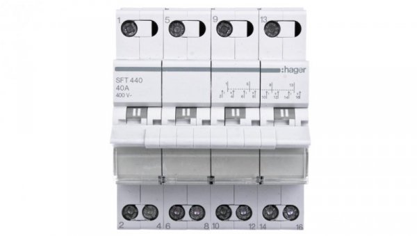 Przełącznik modułowy I-0-II 4P 40A SFT440