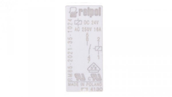 Przekaźnik miniaturowy 1Z 16A 24V DC PCB AgNi RM85-2021-35-1024 600104